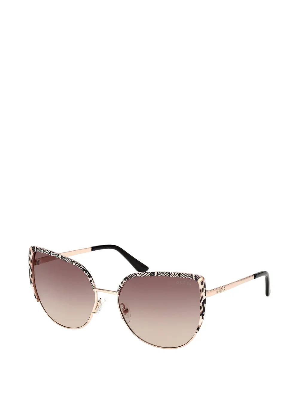 GUESS EYEWEAR Zonnebril met cat-eye montuur Goud