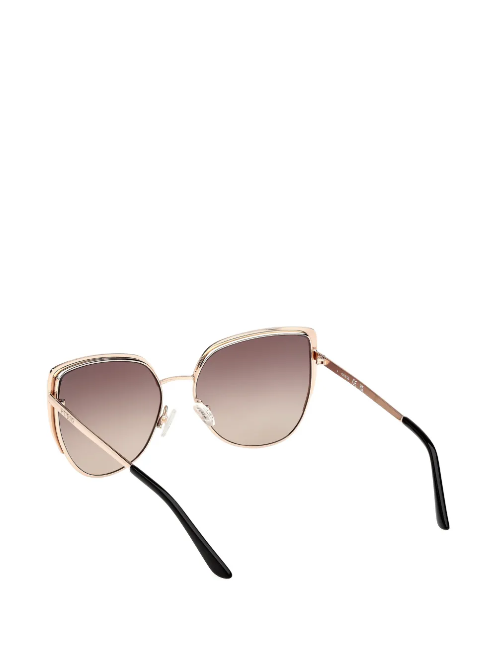 GUESS EYEWEAR Zonnebril met cat-eye montuur Goud