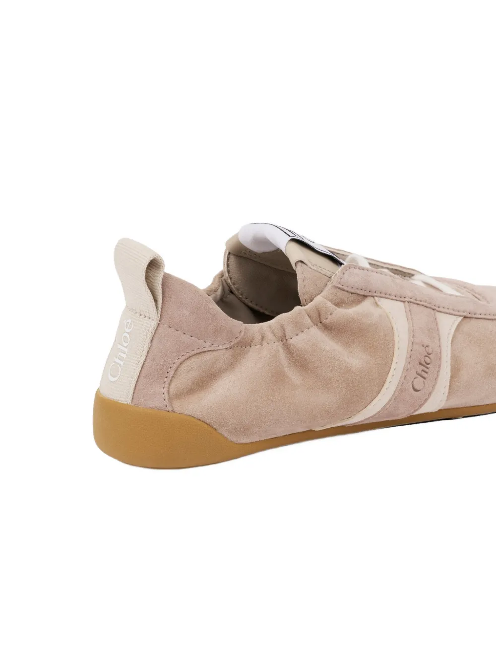 Chloé Kick sneakers met vlakken Beige