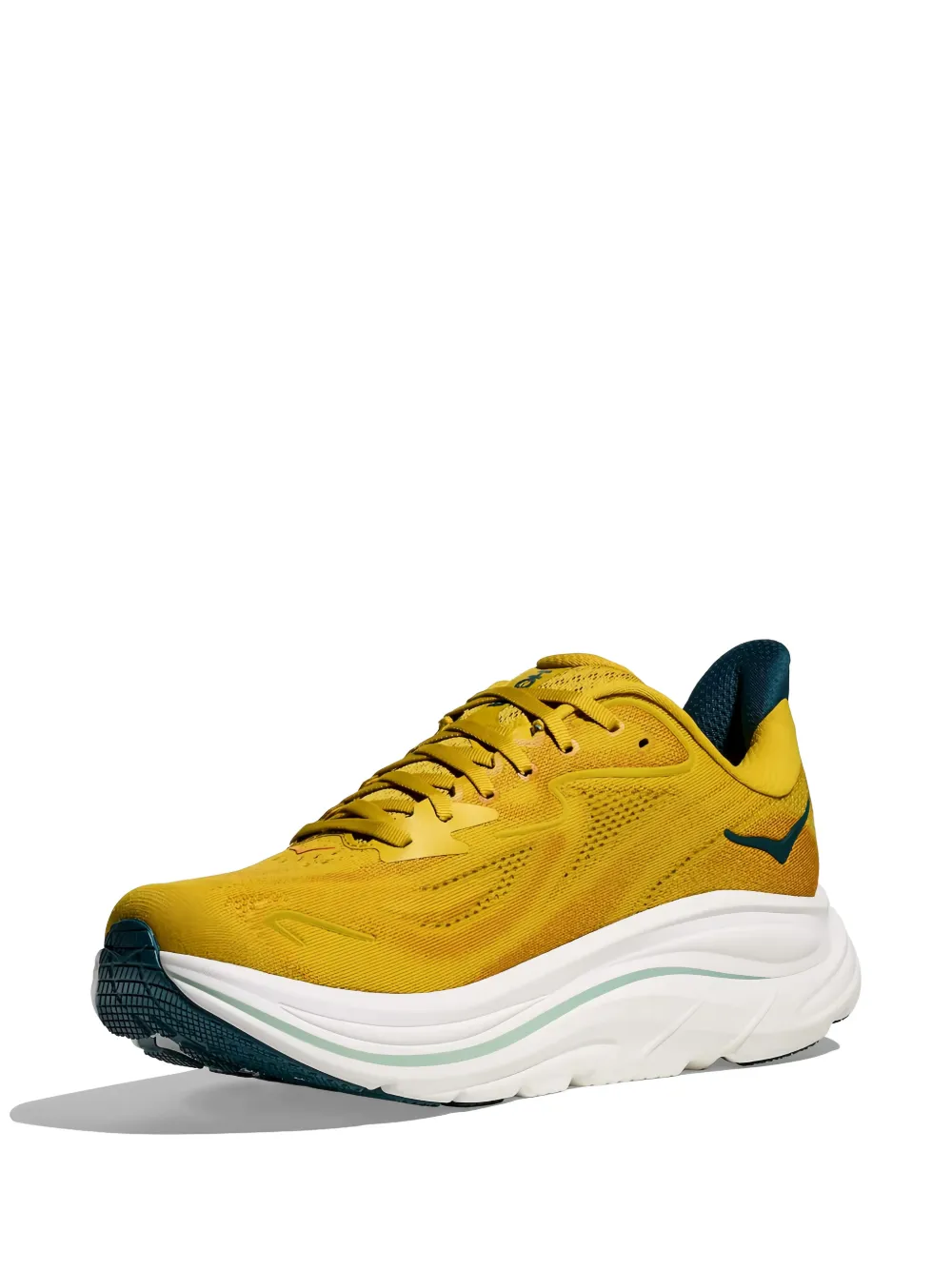HOKA Clifton 10 sneakers met logoprint Geel