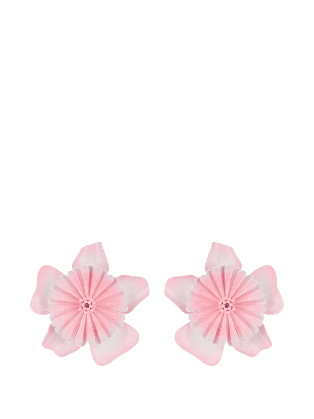 Chloé Bloom floral-motif earrings - Rosa