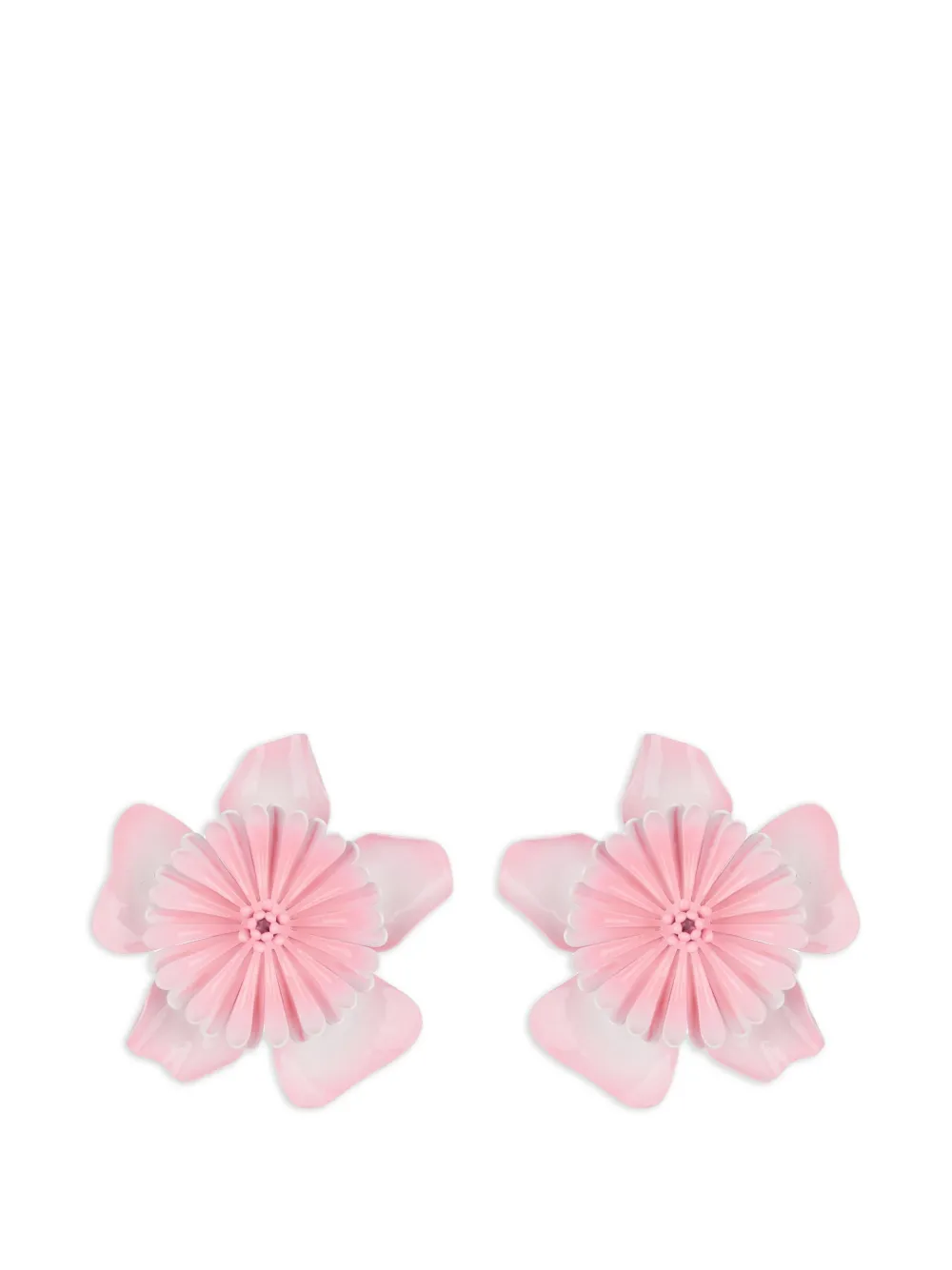 Chloé Bloom floral-motif earrings - Rosa