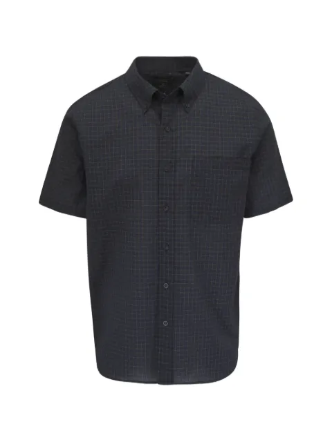 Vince Cortland plaid short-sleeve shirt