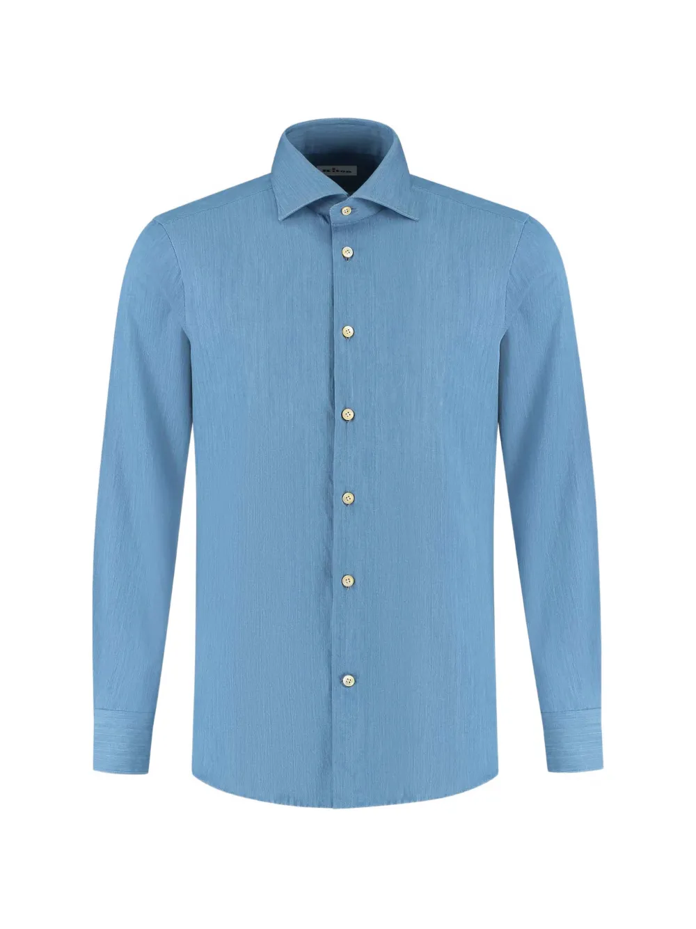 Kiton long-sleeved shirt - Blau