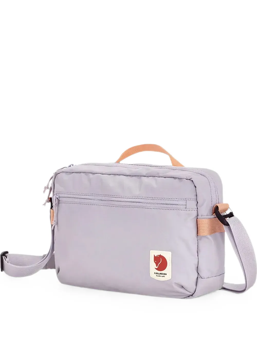 Fjällräven logo-patch zip-fastening messenger bag - Viola