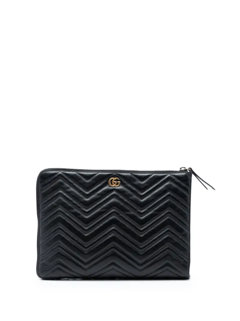 Gucci Pre-Owned 2016-2026 GG Marmont Matelasse Leather Portfolio clutch bag