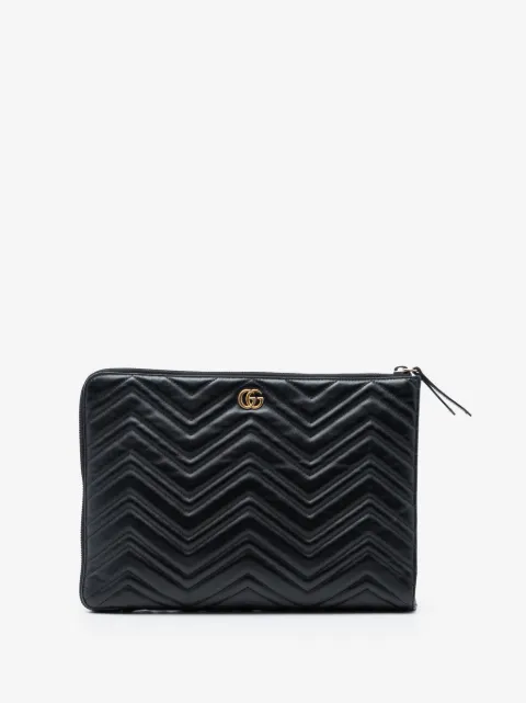 Gucci Pre-Owned 2016-2026 GG Marmont Matelasse Leather Portfolio clutch bag