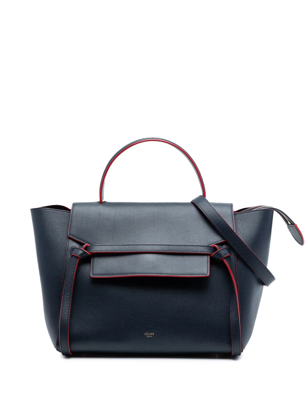 Celine Pre-Owned 2015 Mini Smooth Calfskin Belt Bag satchel - Blu