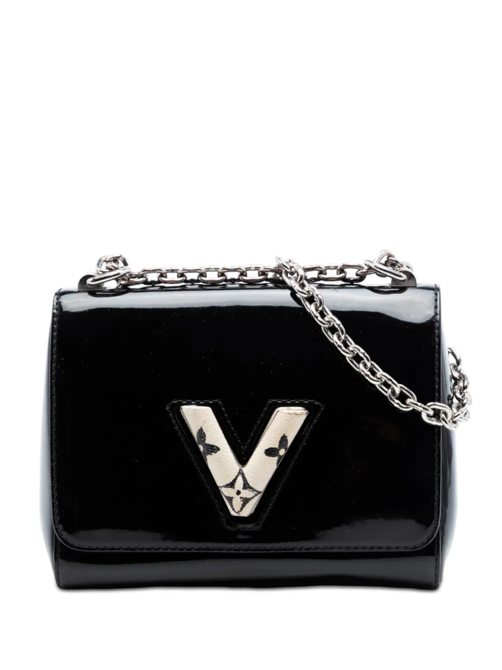 Louis Vuitton Pre-Owned 2016 Vernis Monogram Twist PM crossbody bag - Schwarz