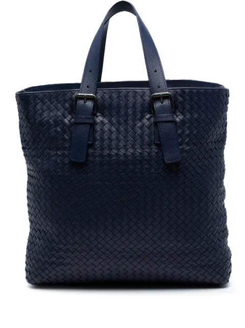 Bottega Veneta Pre-Owned Intrecciato tote i nappa-læder med bælte fra 2011