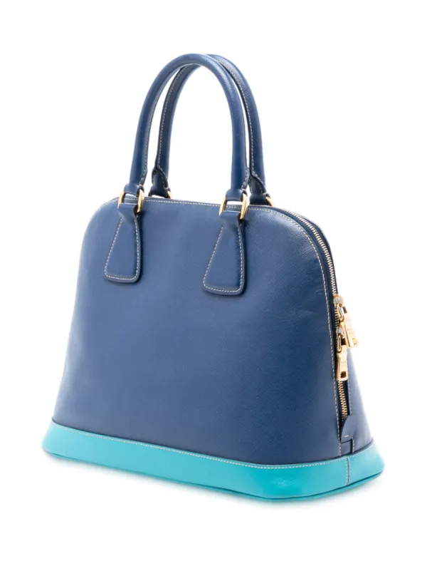 Prada Pre-Owned 2013-2025 バイカラー サフィアーノ リュクス
