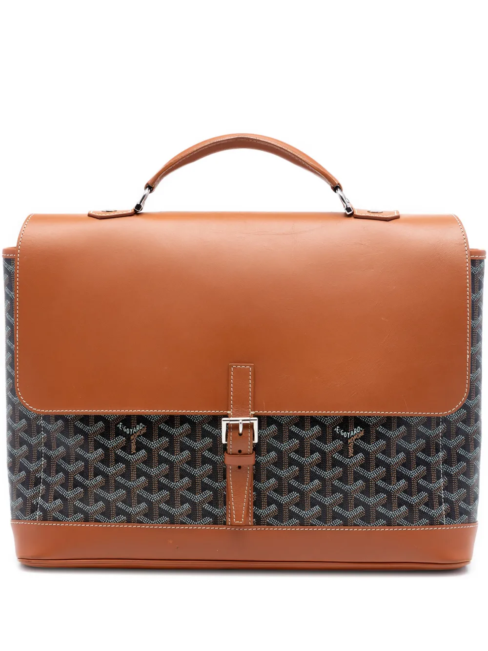 Goyard Pre-Owned 2018 Goyardine Citadin Briefcase business bag - Marrone