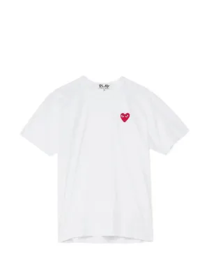 Comme Des Garçons Play スタッズトリム Tシャツ | ホワイト | FARFETCH JP