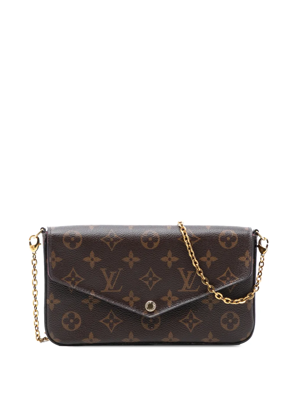 Louis Vuitton Pre-Owned 2015 Monogram Pochette Felicie crossbody bag - Marrone