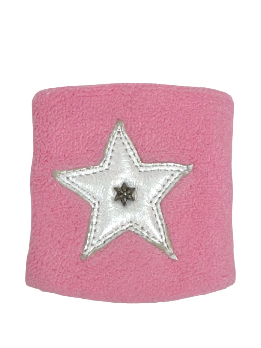 Chrome Hearts star-patch sweatband - Rosa