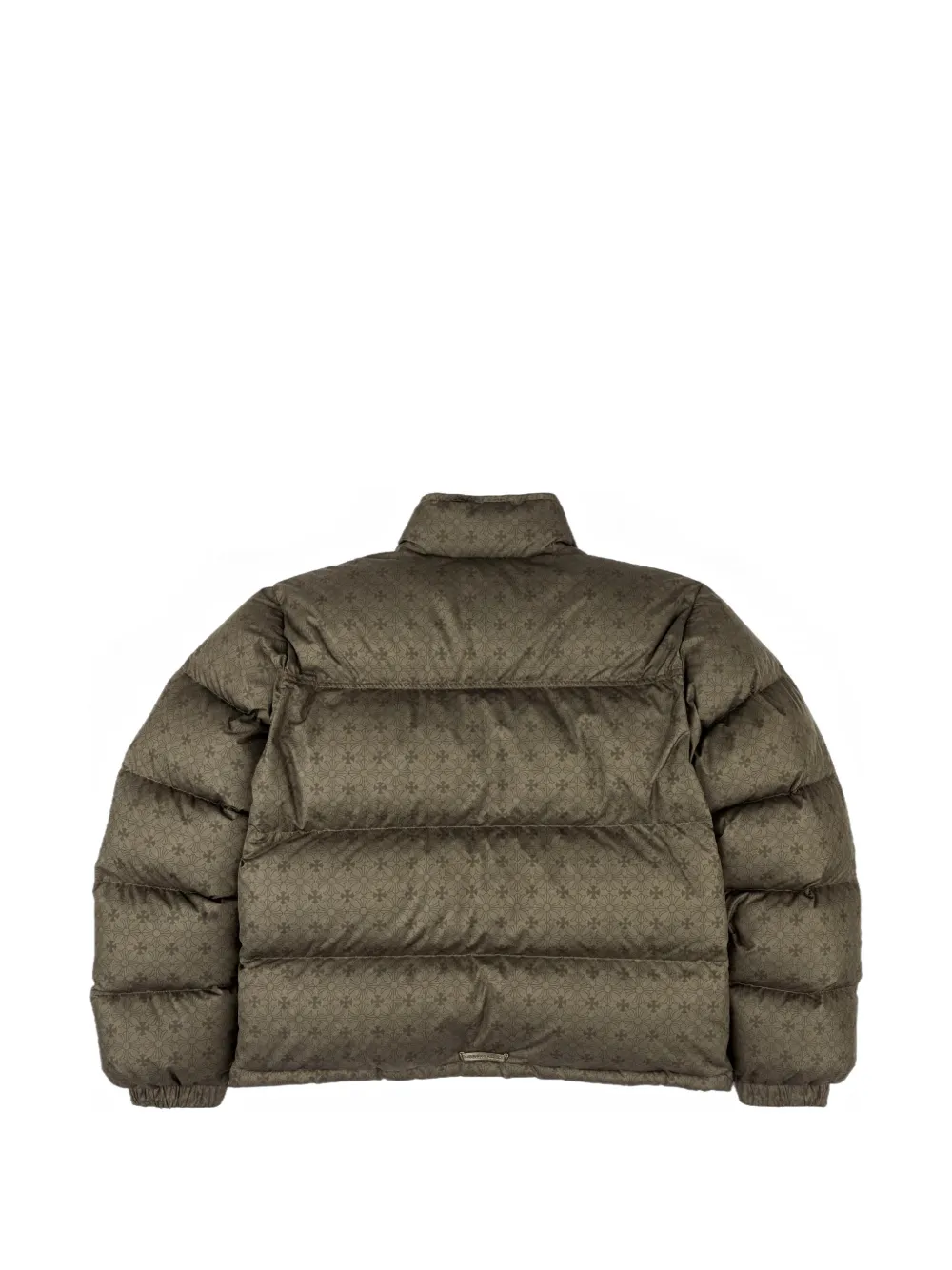  Chrome Hearts Monogram-print Puffer Jacket - Verde 