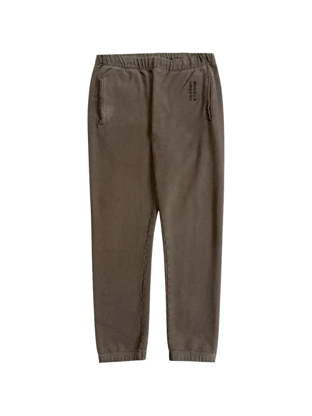 Chrome Hearts Y Not embroidered track pants - Grigio