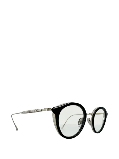 Chrome Hearts Romantical engraved-arms glasses