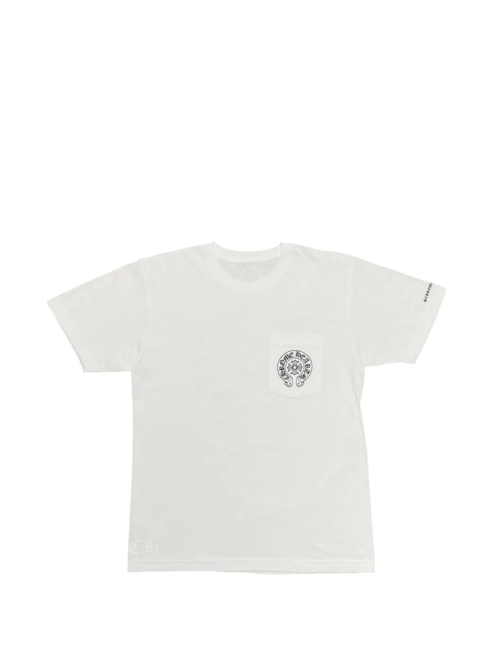 Chrome Hearts Horseshoe logo-print pocket T-shirt - Weiß