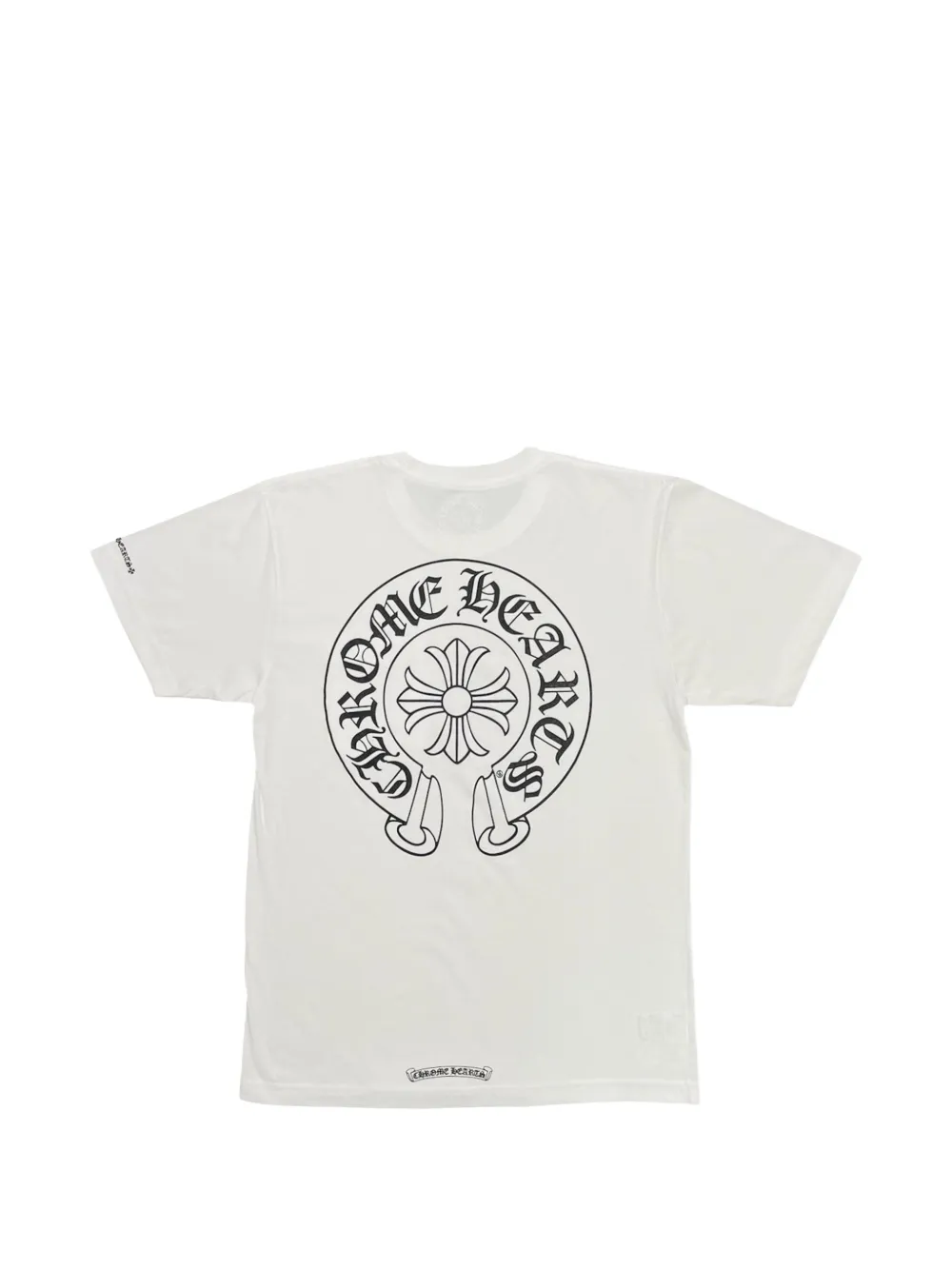 Chrome Hearts Horseshoe T-shirt met logoprint Wit