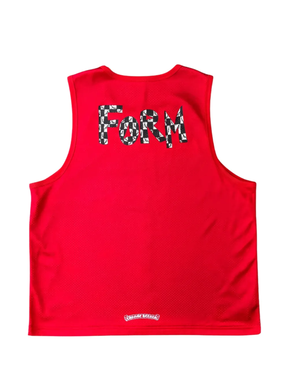 Chrome Hearts x Matty Boy Basketball tank top Rood