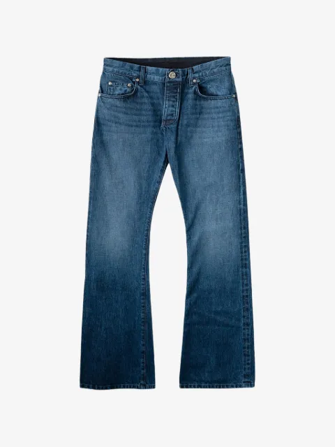 Chrome Hearts FU low-rise flare jeans