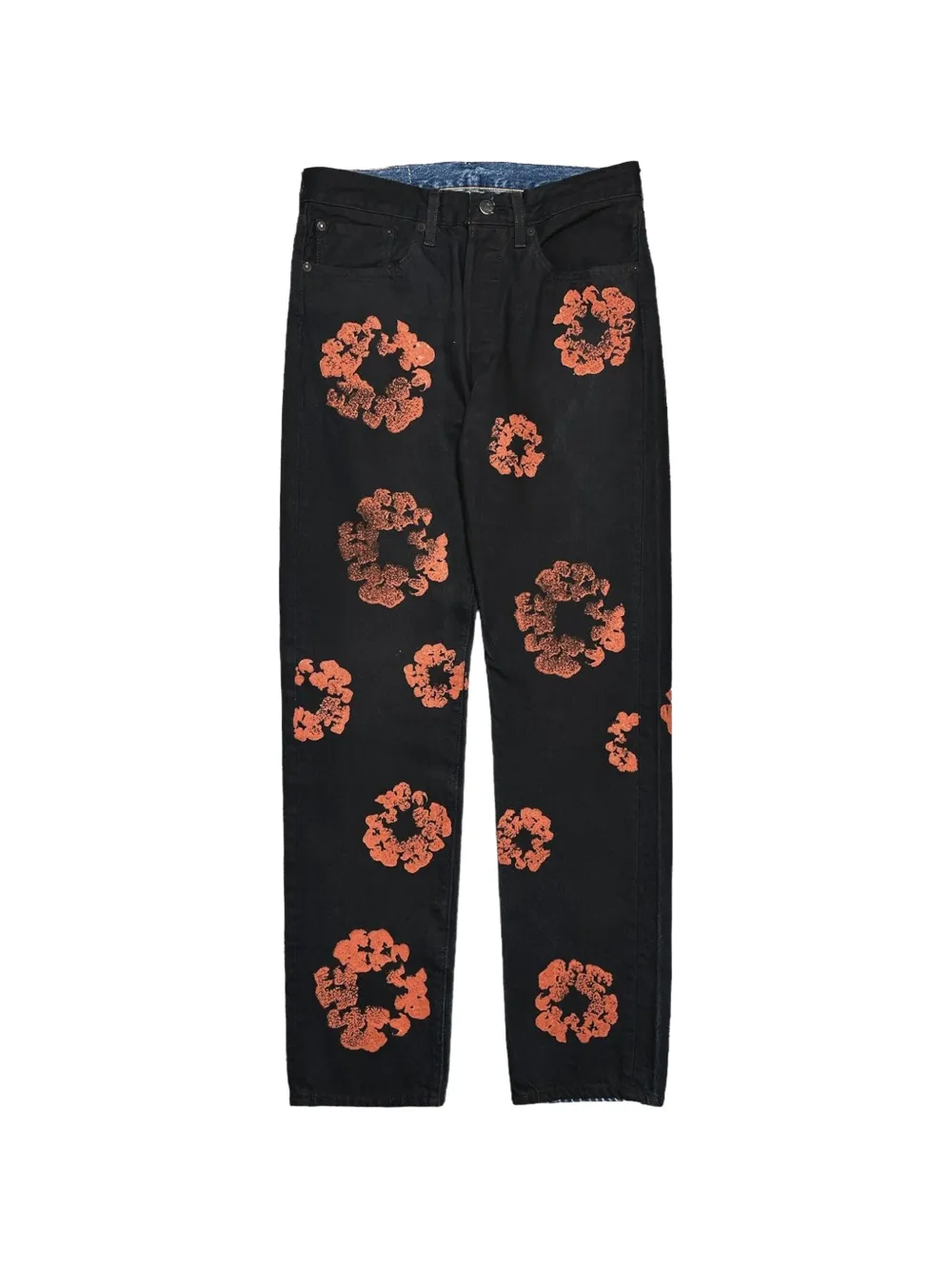 Denim Tears x Levi's 501 The Cotton Wreath jeans - Nero