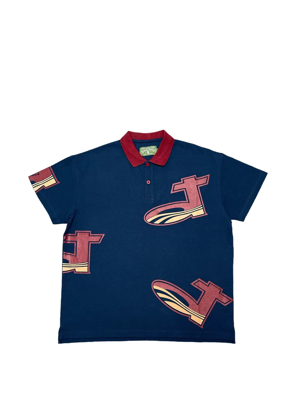 Denim Tears DT Pique polo shirt - Blu
