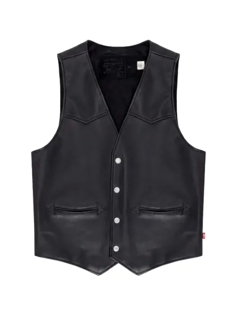 Denim Tears Tracy’s King Tut leather waistcoat