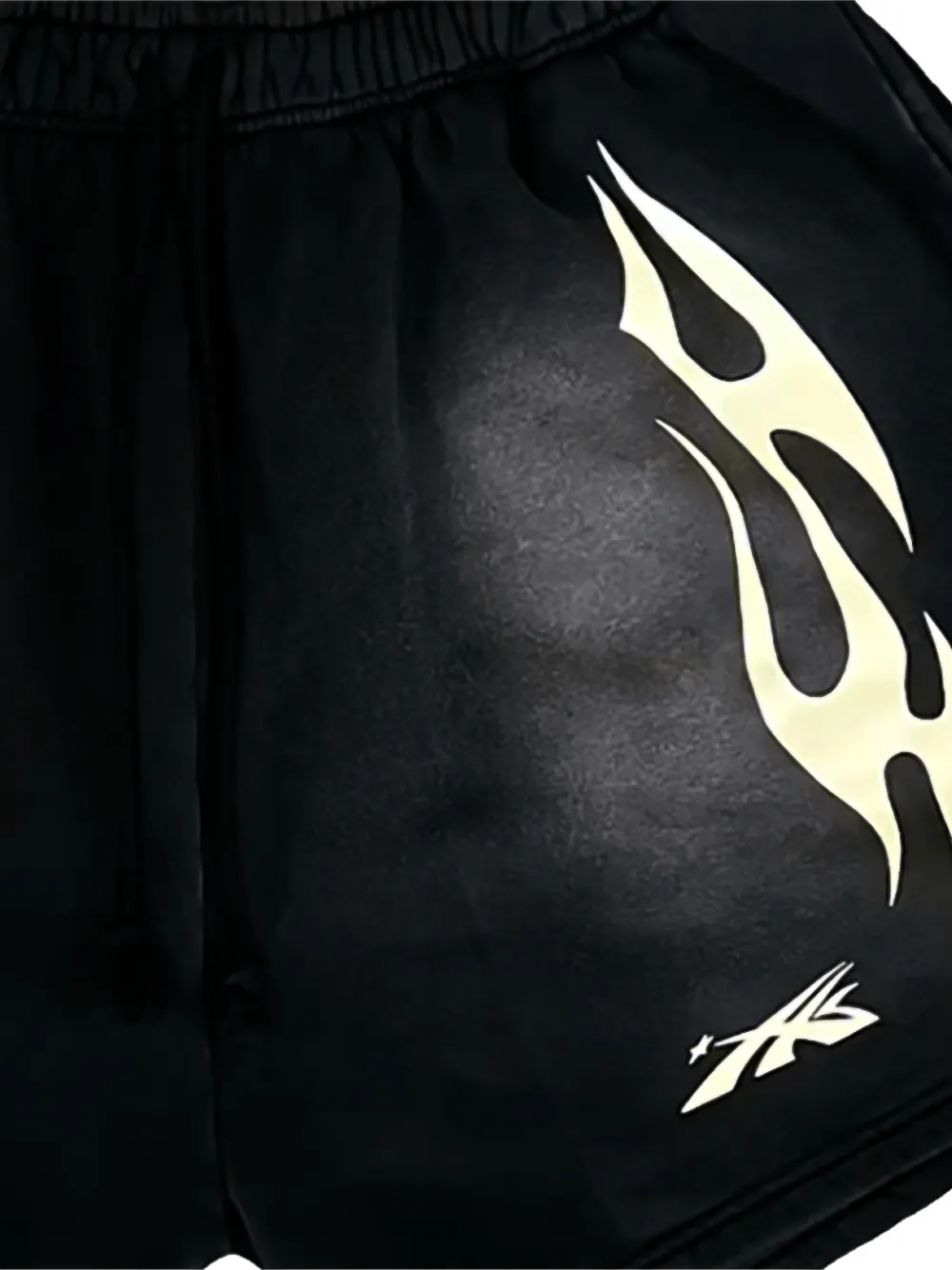 HELLSTAR Trainingsbroek met vlammenprint Zwart