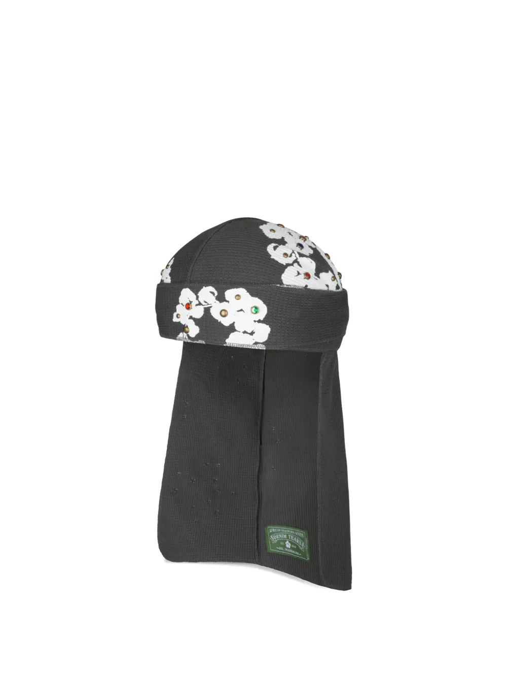 Denim Tears rhinestone-embellished durag - Nero