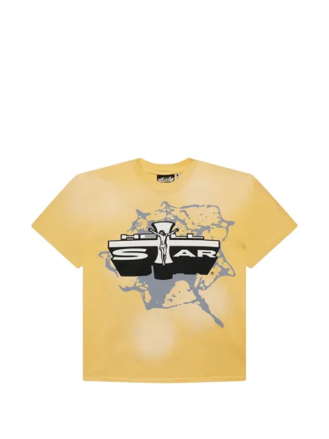HELLSTAR Jesus 2.0 logo-print T-shirt