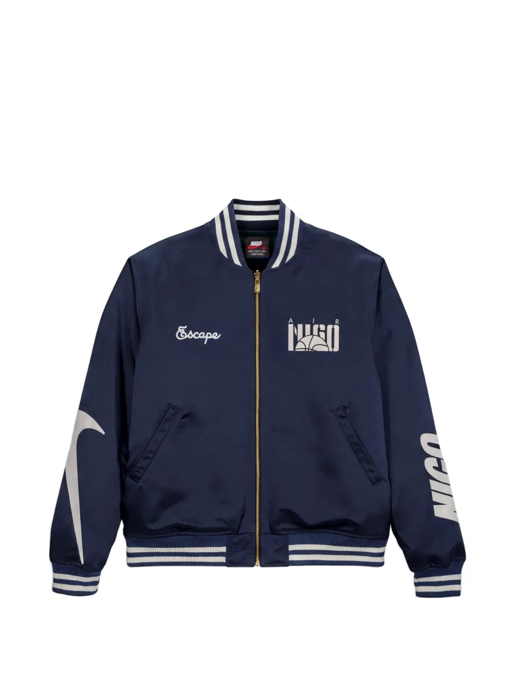 Nike x Nigo Souvenir bomber jacket - Blu