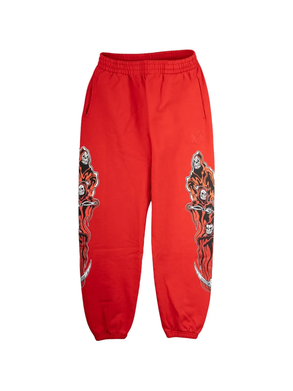 Warren Lotas Three Reapers Valentine track pants - Rosso