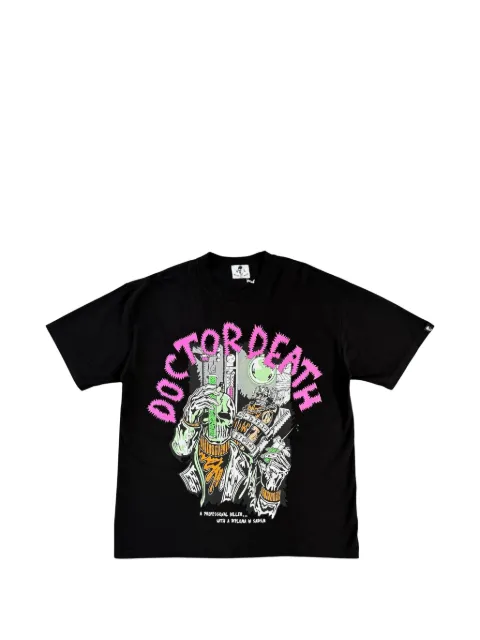 Warren Lotas Doctor Death logo-print T-shirt