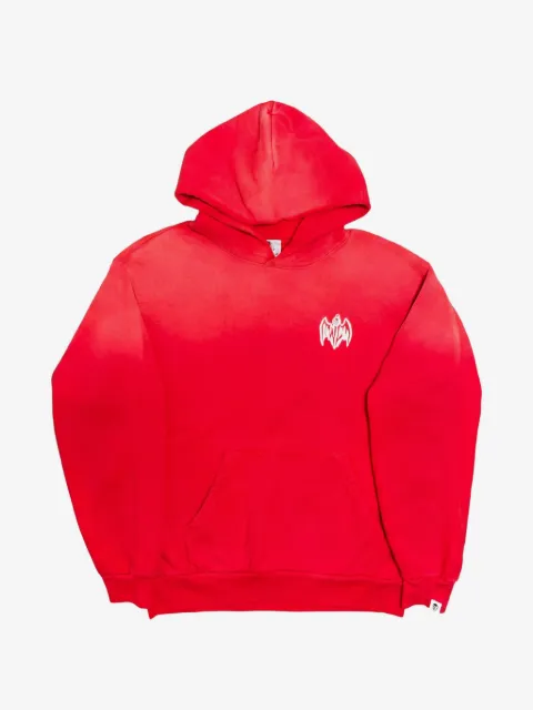 Warren Lotas Lie Cheat Steal graphic-print hoodie