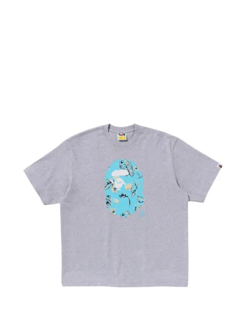 A BATHING APE® camiseta Ape Head con motivo de vacaciones