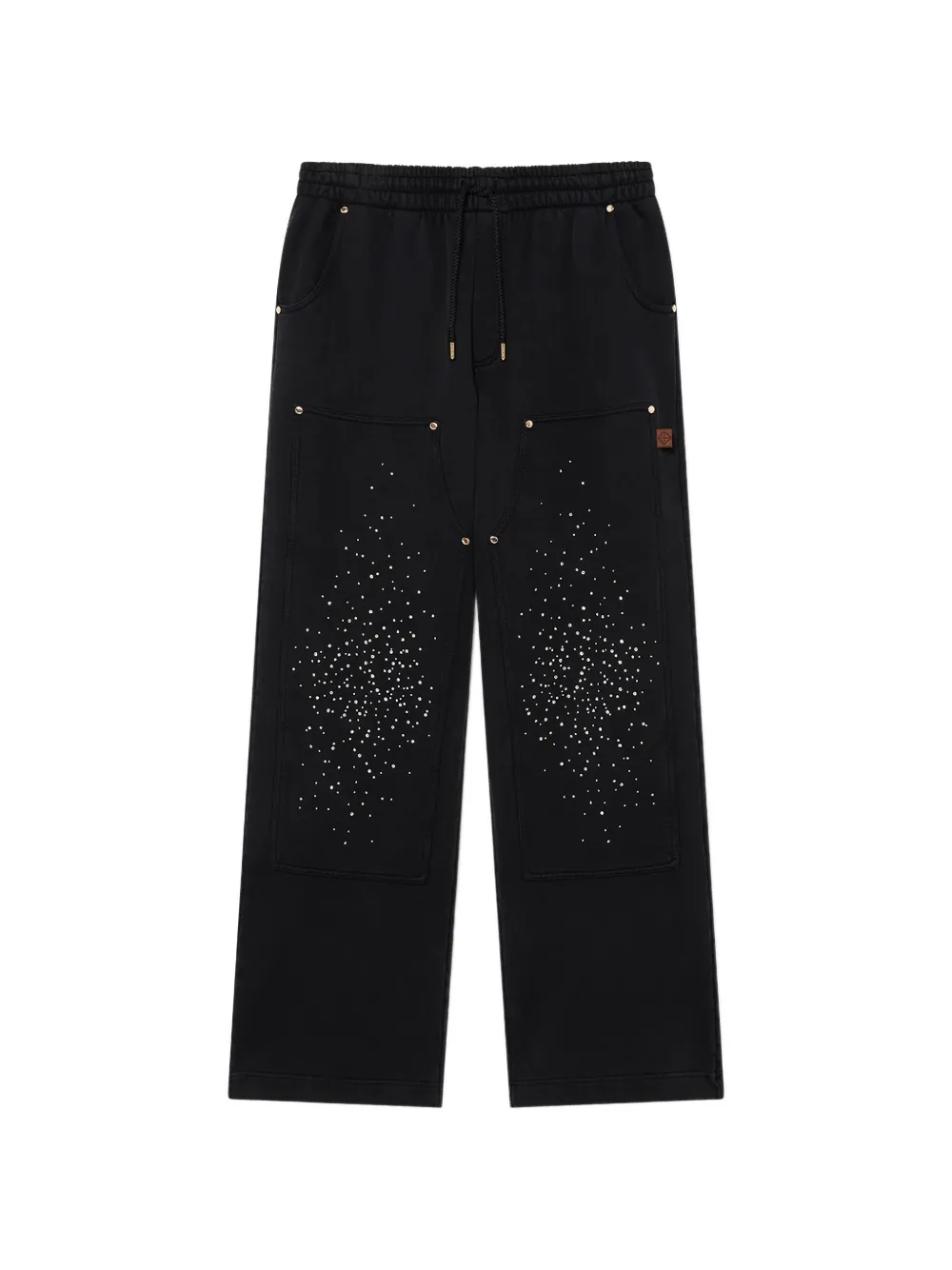 Casablanca La Prémonition crystal-embellished track pants - Schwarz