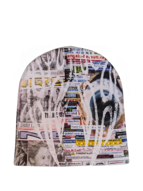 HELLSTAR graphic-print beanie hat