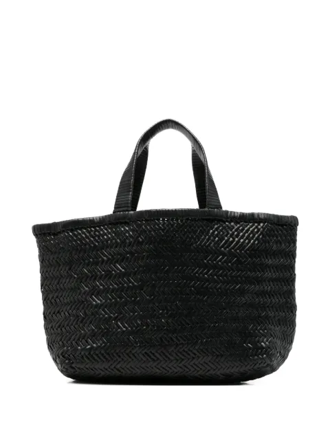 Manebi medium New Sunset woven leather tote bag