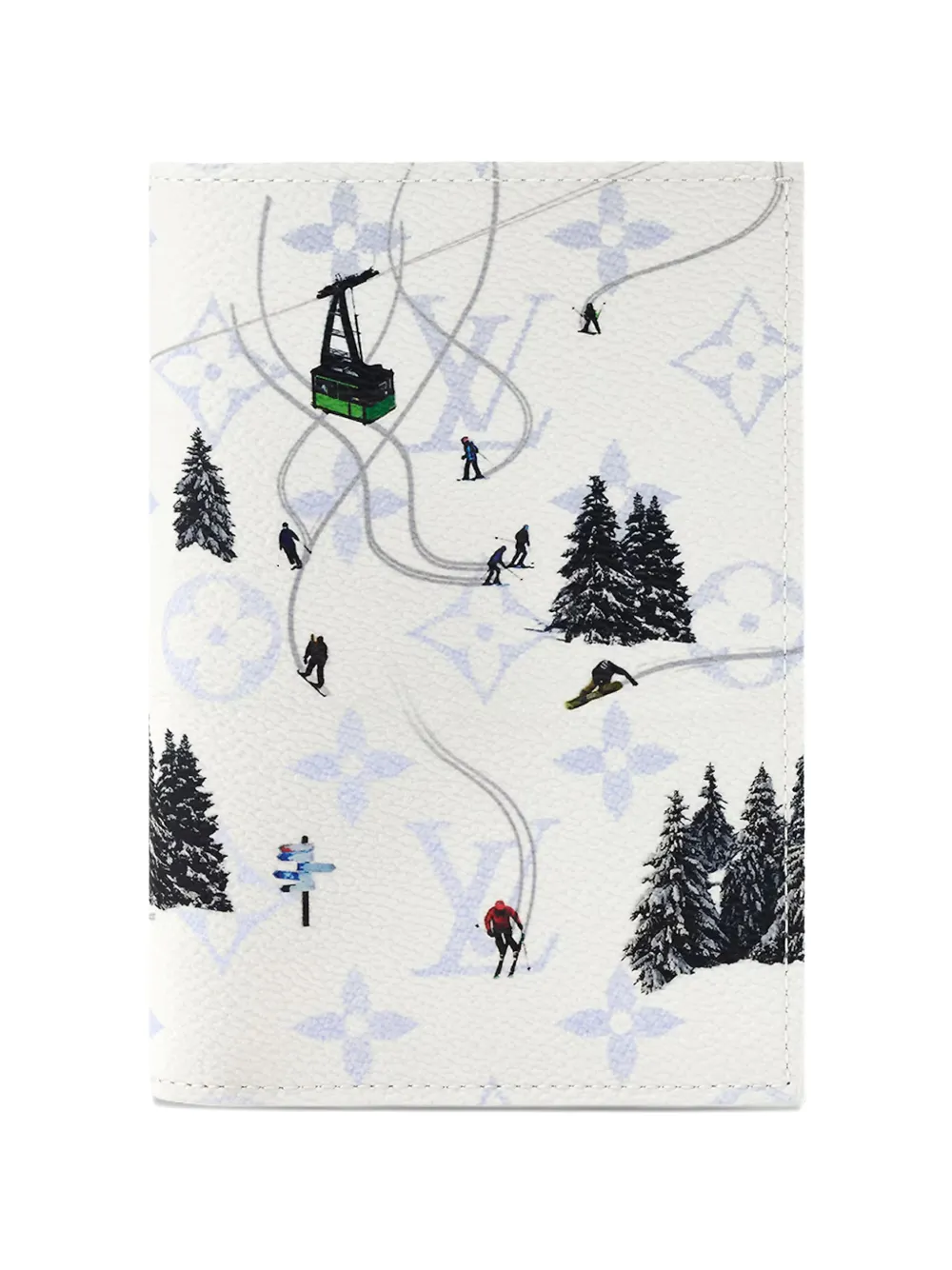 Louis Vuitton Pre-Owned Monogram ski passport cover - Weiß