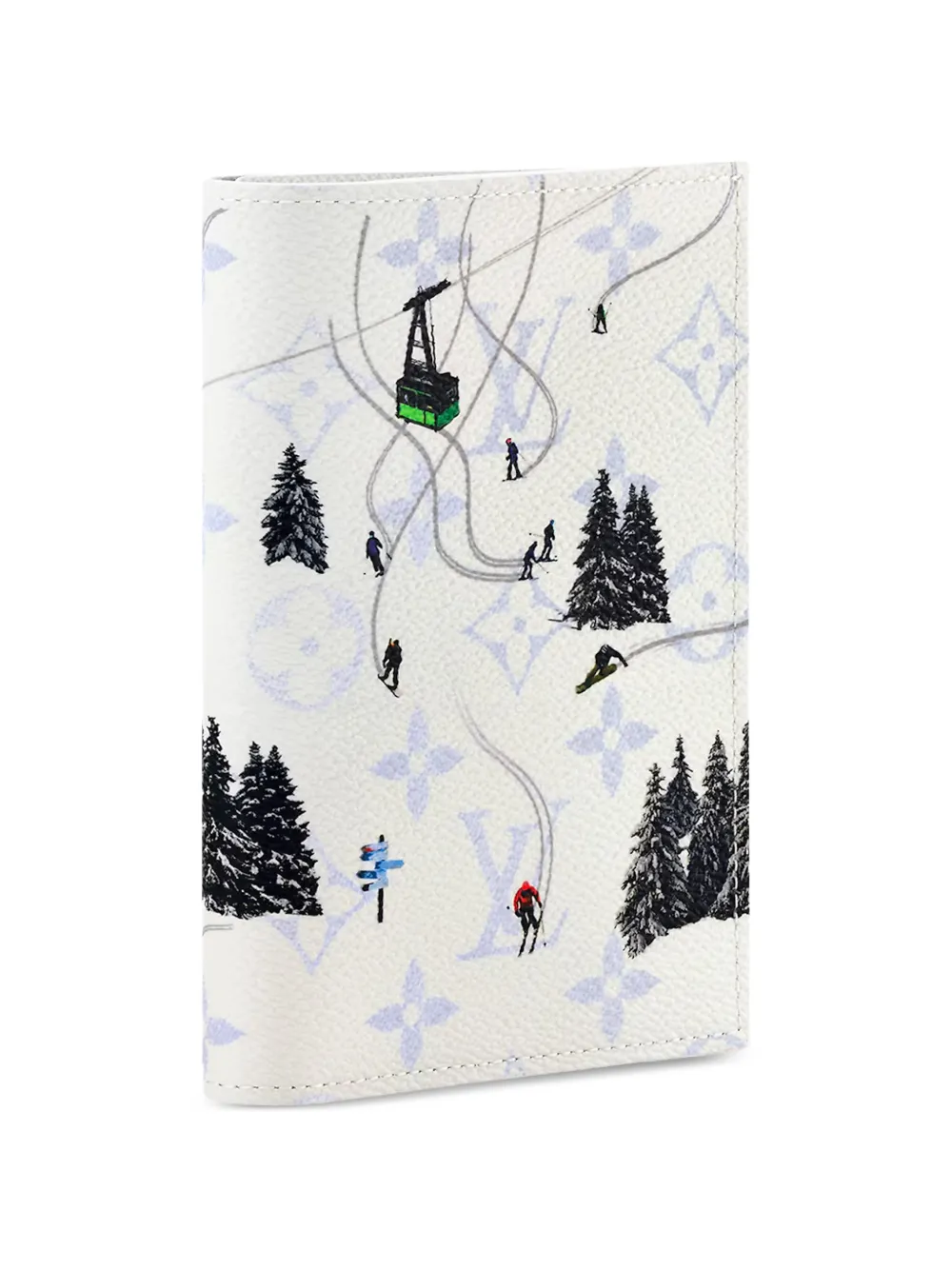 Louis Vuitton Pre-Owned Monogram Ski Passport Cover | White | FARFETCH