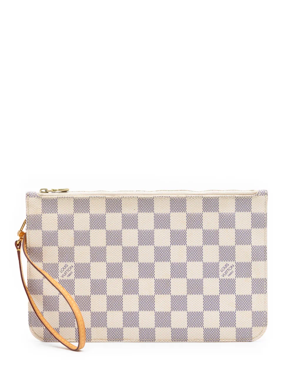 Louis Vuitton Pre-Owned 2014 Damier Azur Neverfull MM pouch - Bianco