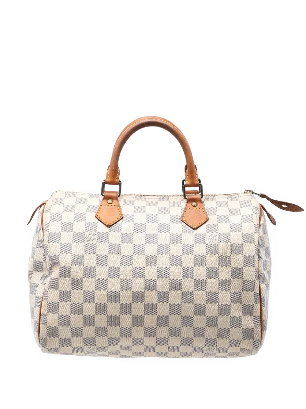 Louis Vuitton Pre-Owned 2011 Damier Azur Speedy 30 boston bag - Bianco