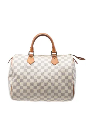 Louis Vuitton ダミエ　アズール スピーディ 30 Louis Vuitton Pre-Owned 2012 ダミエ アズール スピーディ 30