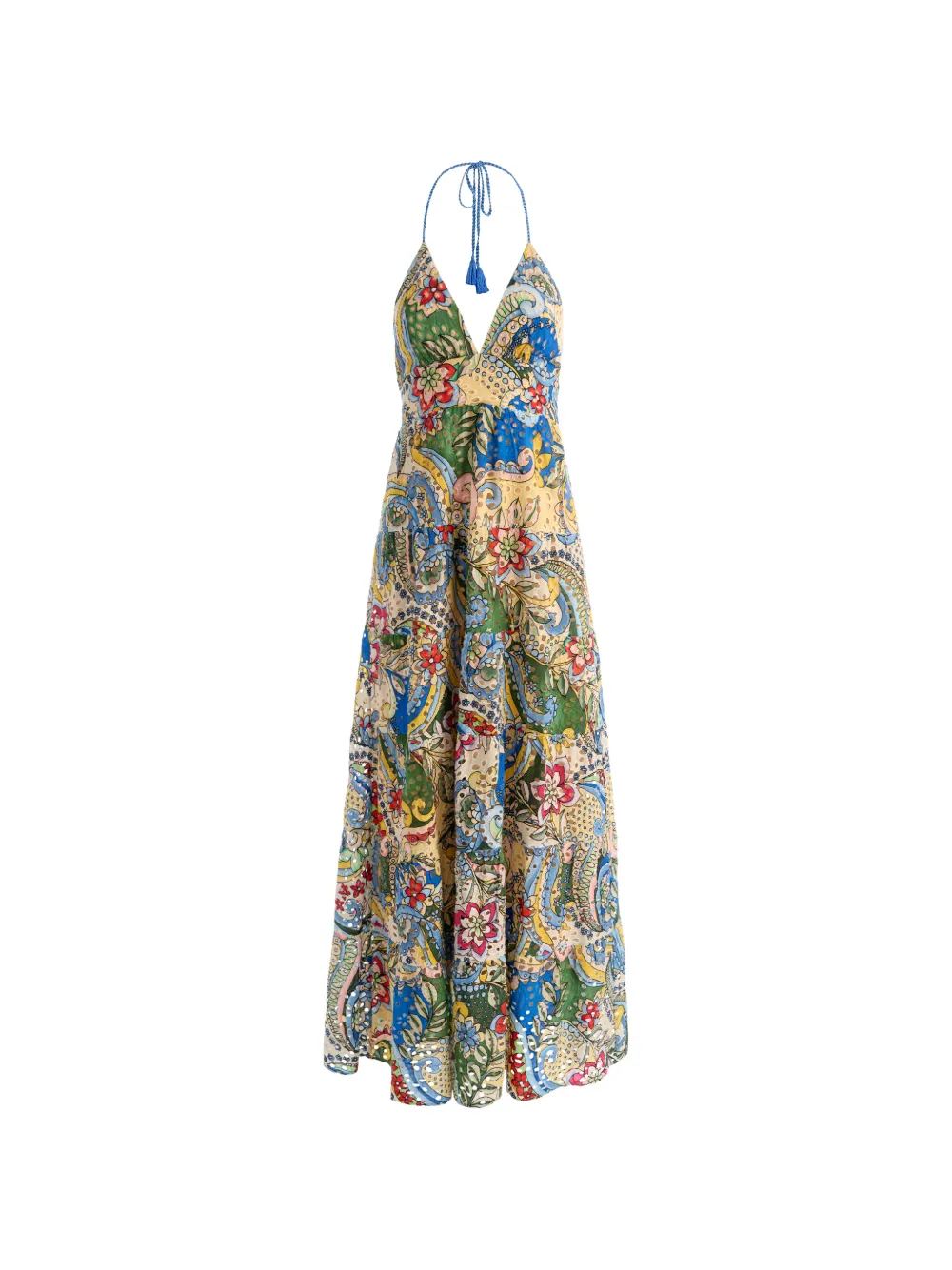 alice + olivia Karolina tiered paisley-print dress - Giallo