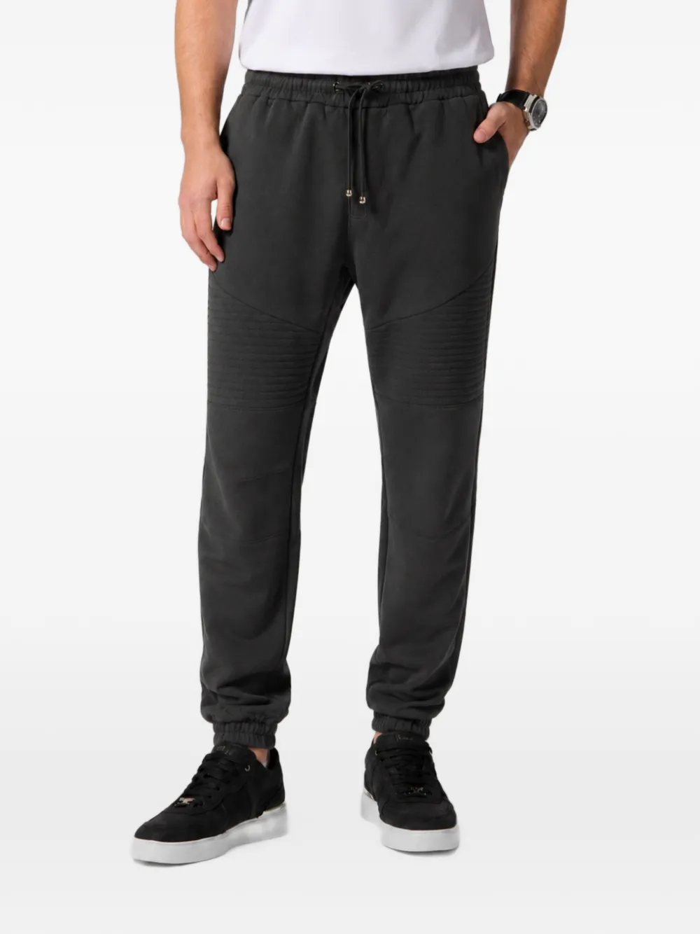 Philipp Plein Fleece joggingbroek Zwart
