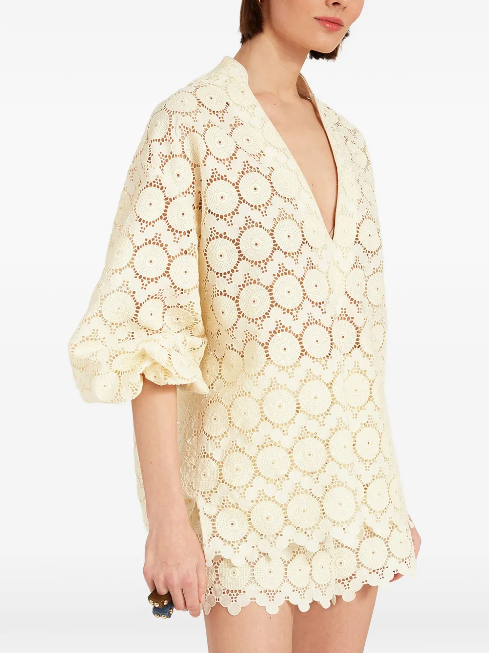 La DoubleJ Jackie overhemd Beige