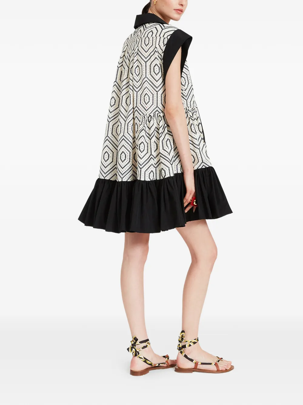 La DoubleJ Jackie mini-jurk Zwart