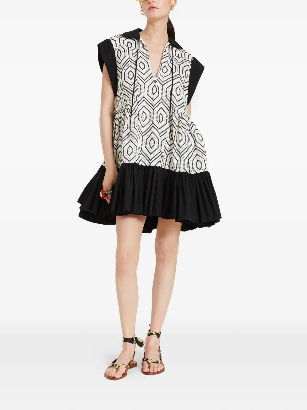 La DoubleJ Jackie mini-jurk Zwart